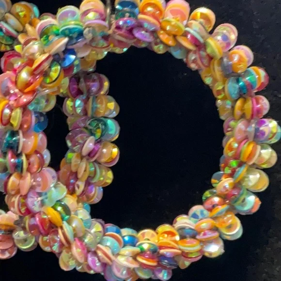 Stella and Dot Colorful Beaded Hoop Earrings and Stud Set - Picture 3 of 5